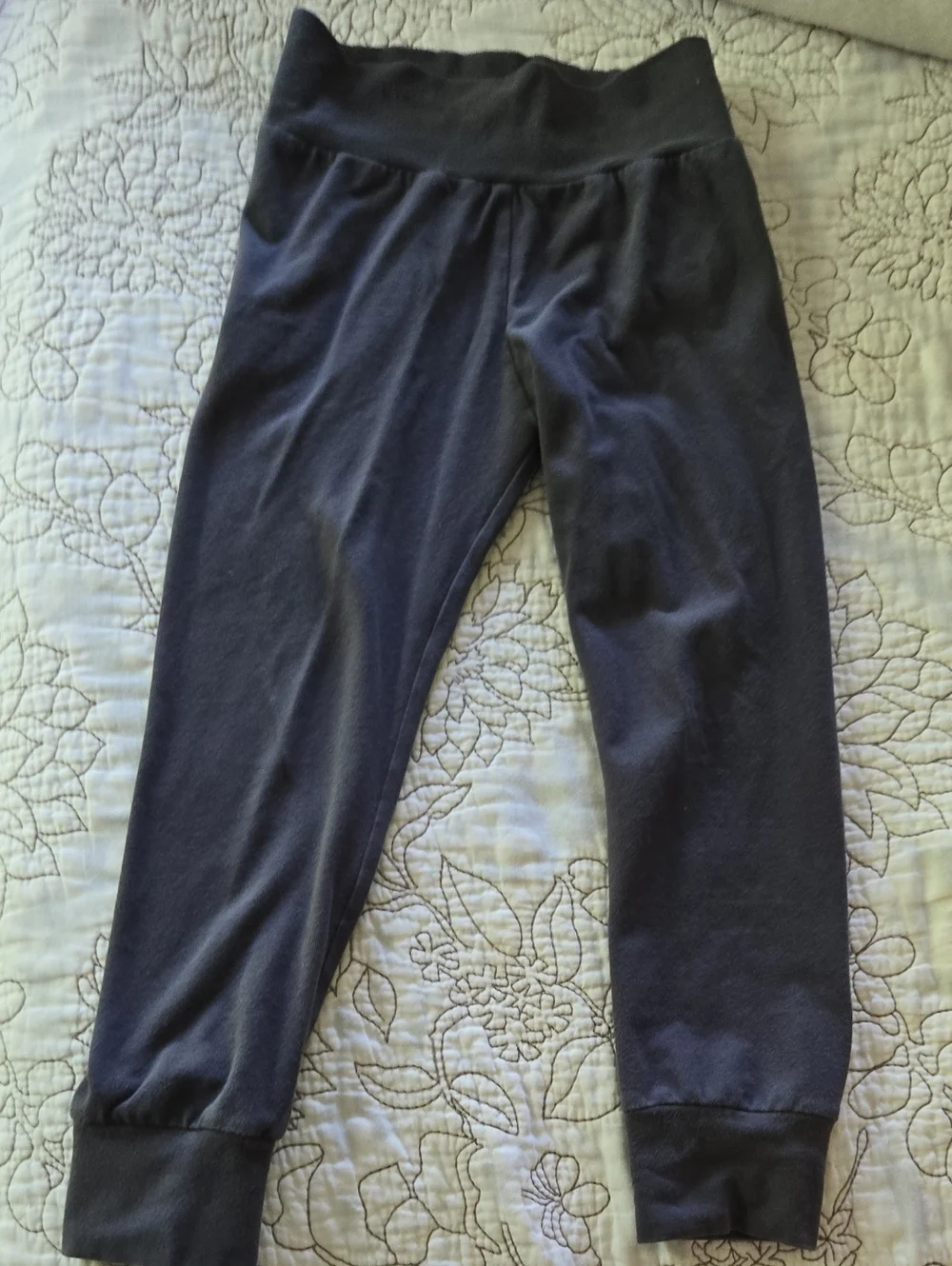 Kids Cozy Charcoal Gray Jogger Sweatpants